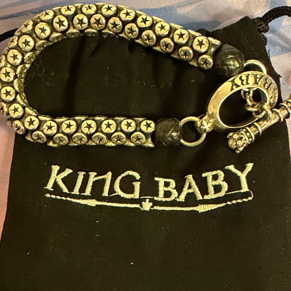 King Baby Studio Silver Star Bracelet - Picture 3 of 3